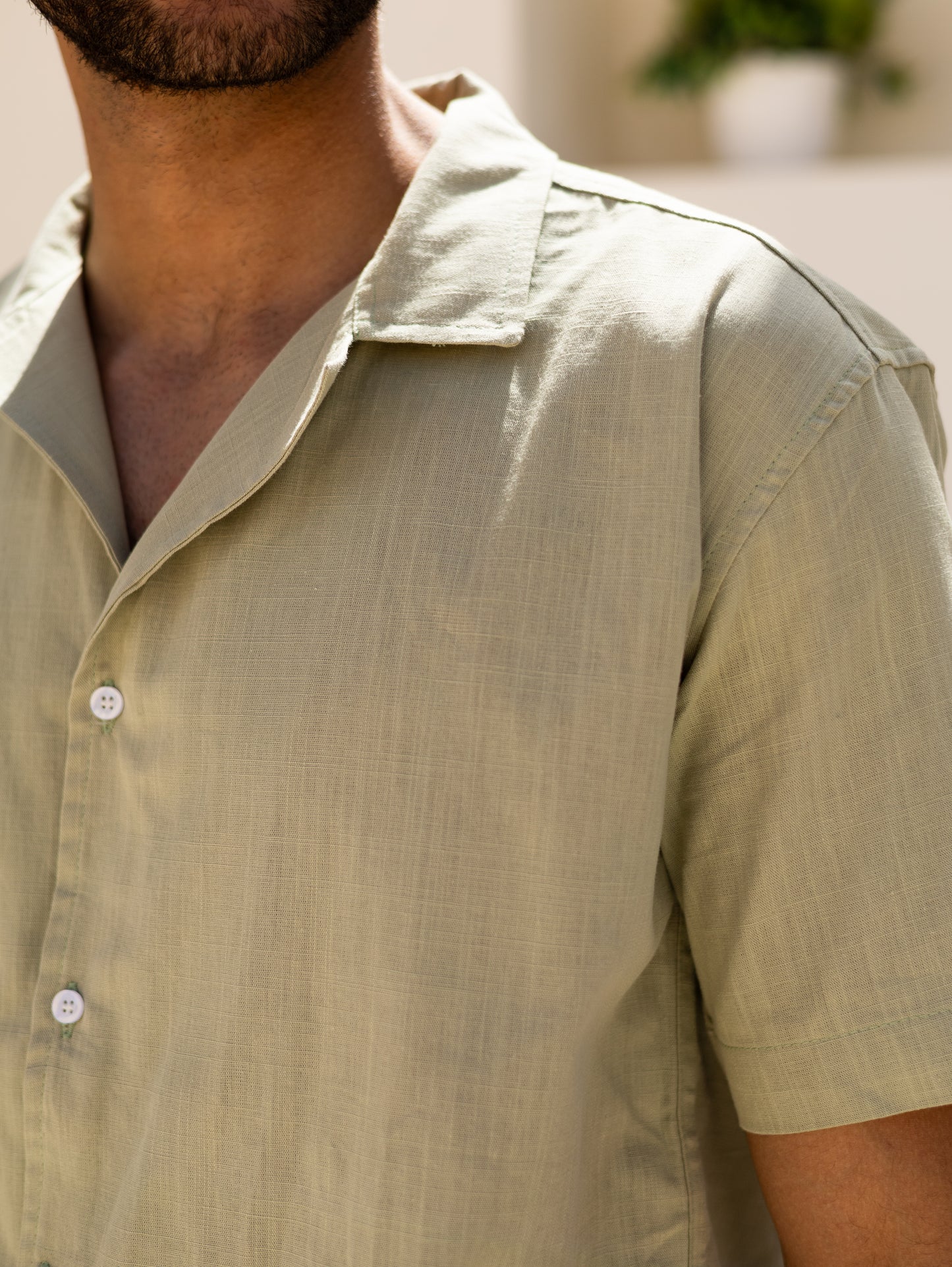 Short Sleeve Linen Shirt