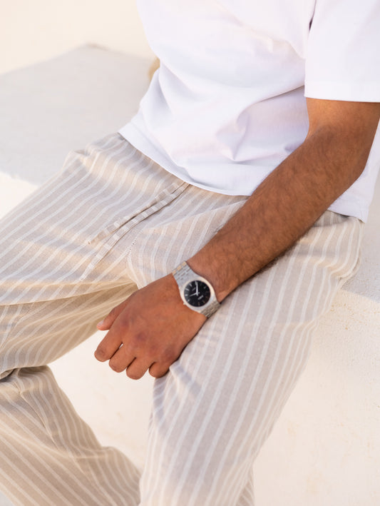 Honey Striped Linen Pants
