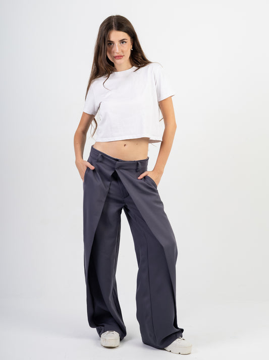 Double Lock Wide Leg Pants
