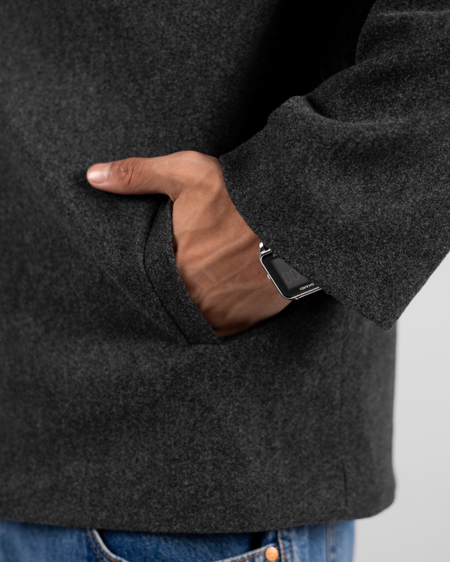 Wool Jacket Dark Grey