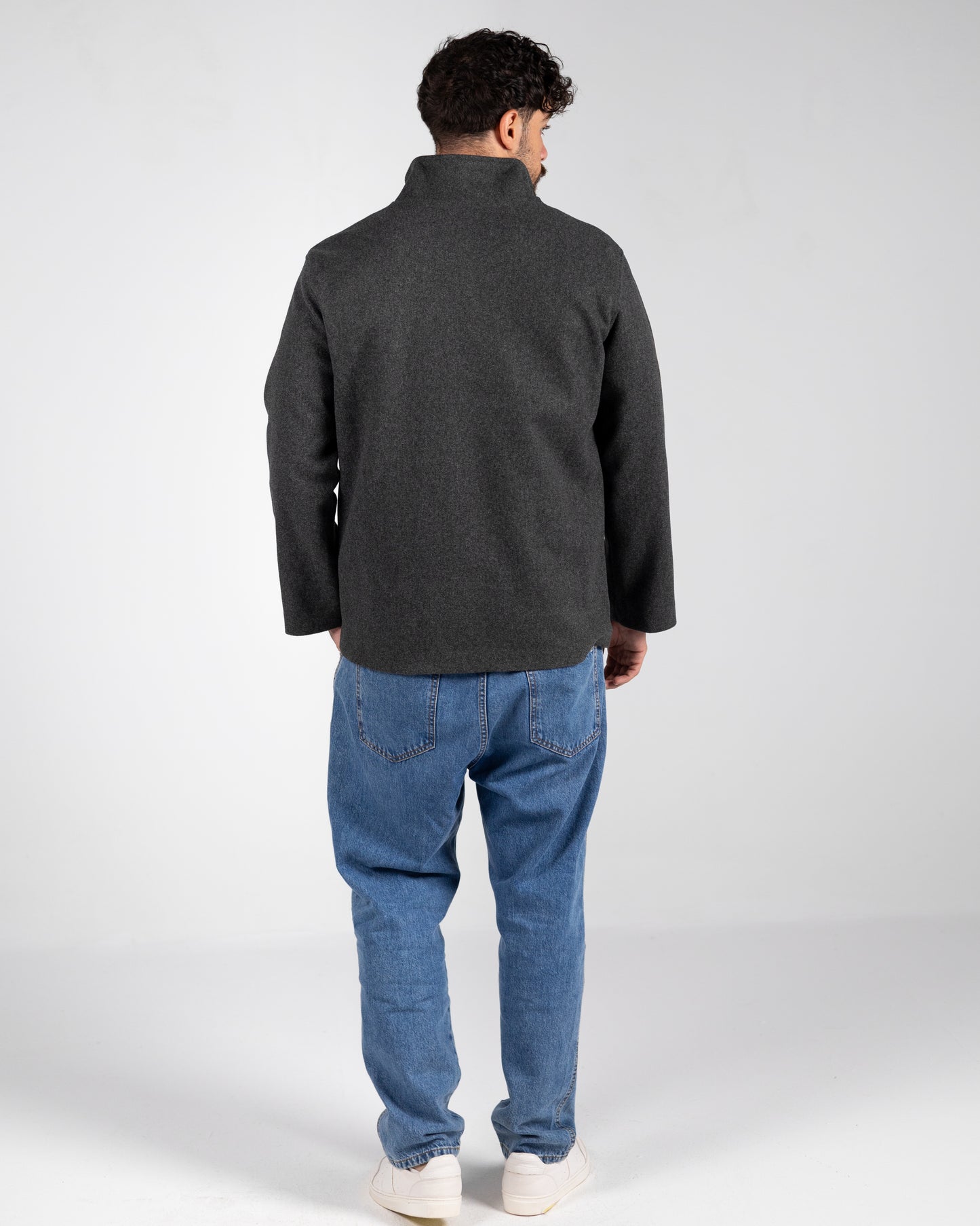 Wool Jacket Dark Grey