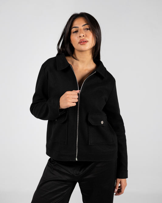 Wool Jacket Black