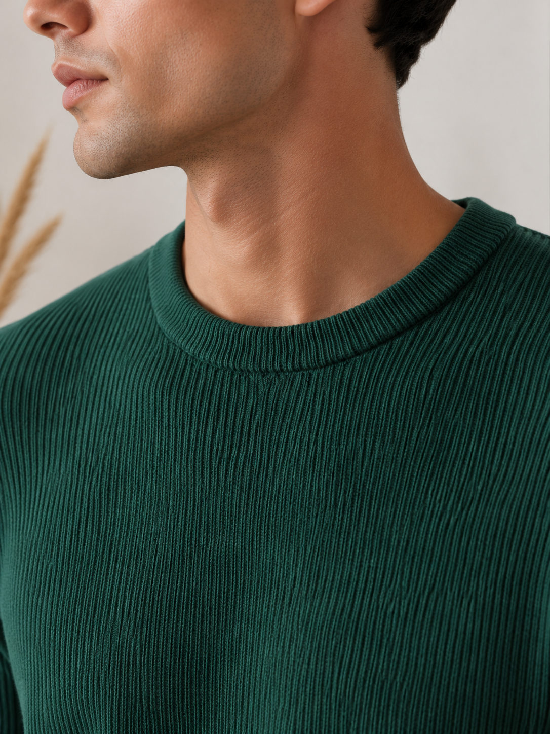 Knitted Crewneck T-shirt