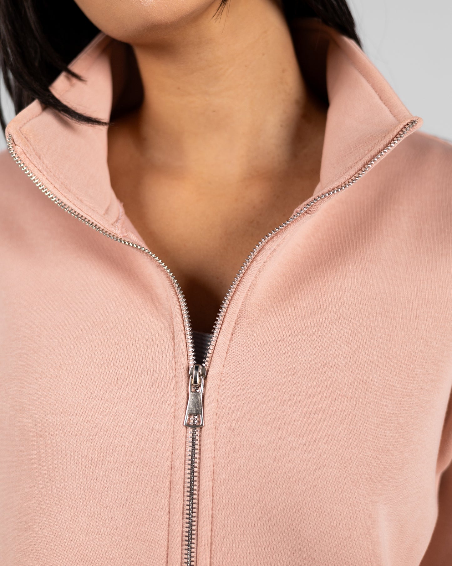 Double Zipper Jacket Salmon