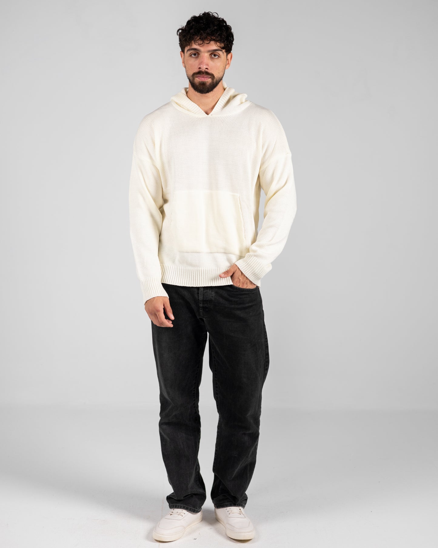 Off-White Knitted Hoodie