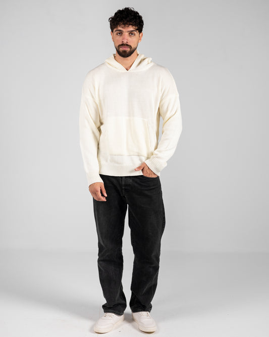 Off-White Knitted Hoodie