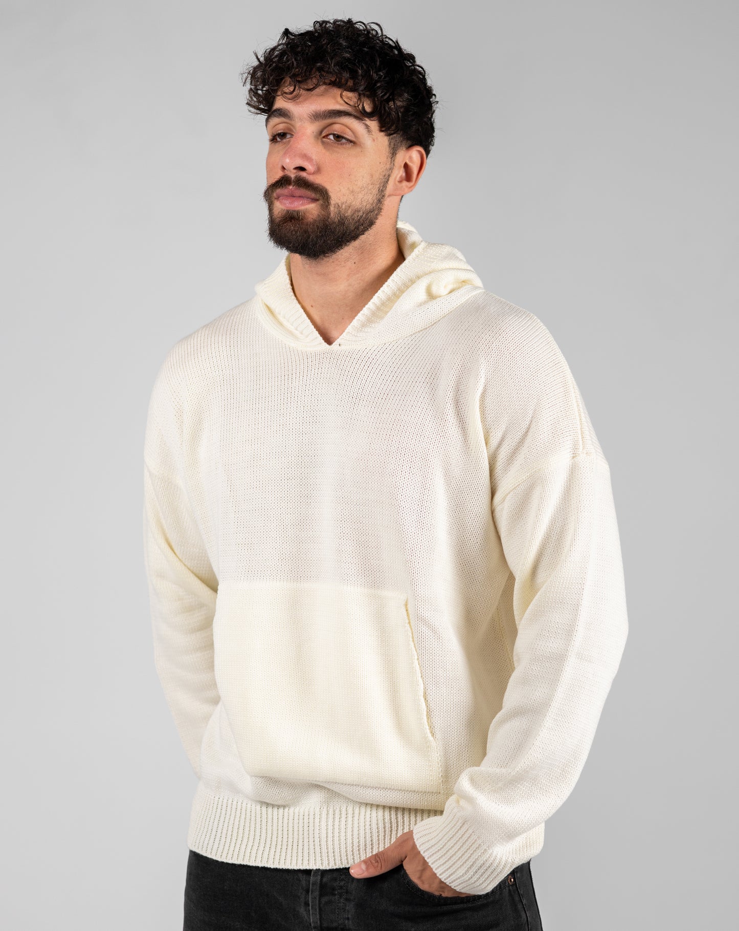 Off-White Knitted Hoodie