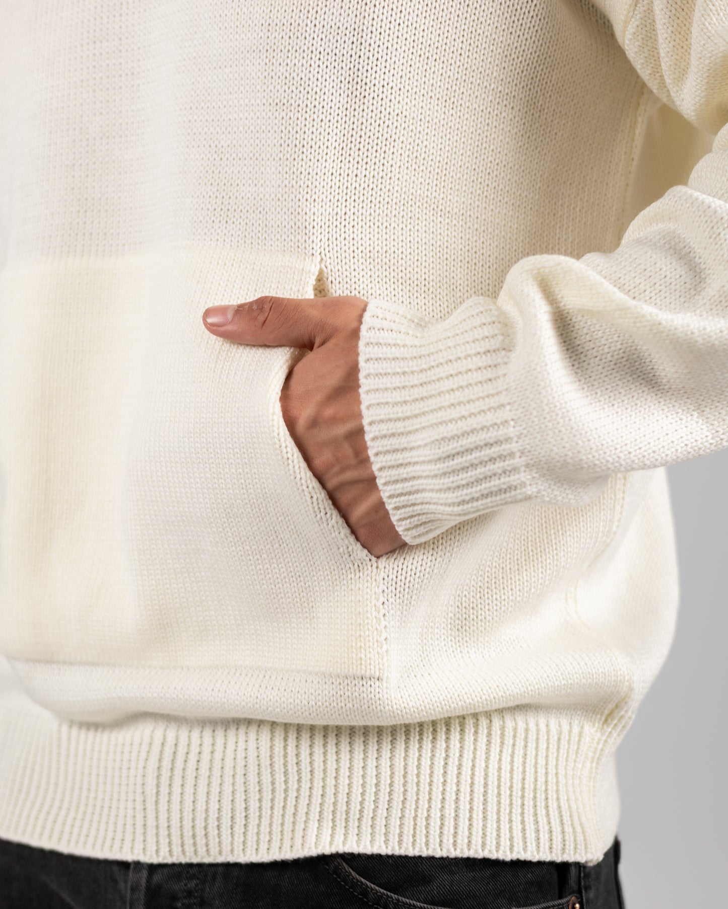 Off-White Knitted Hoodie