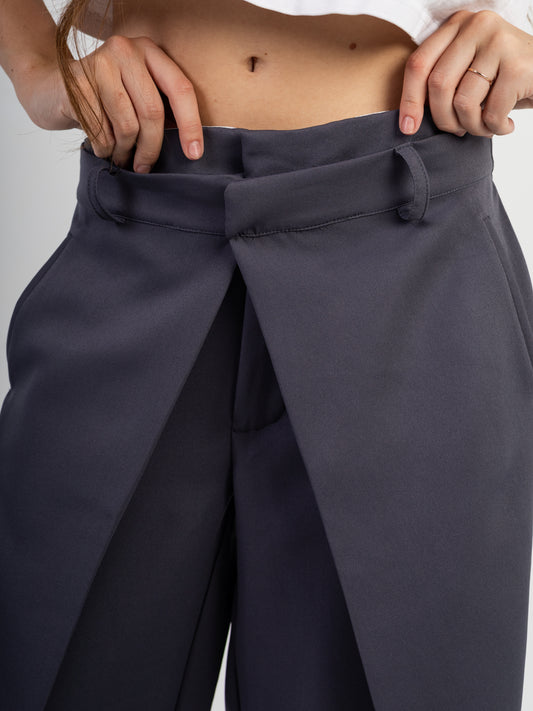 Double Lock Wide Leg Pants