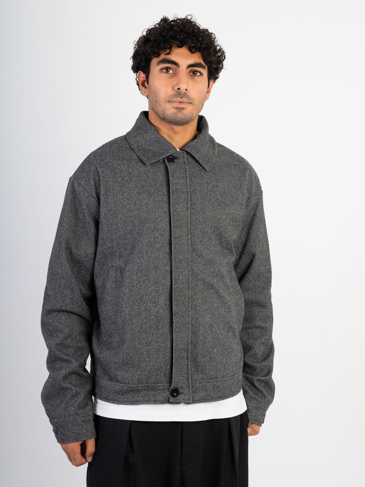 Wool Cropped Jacket