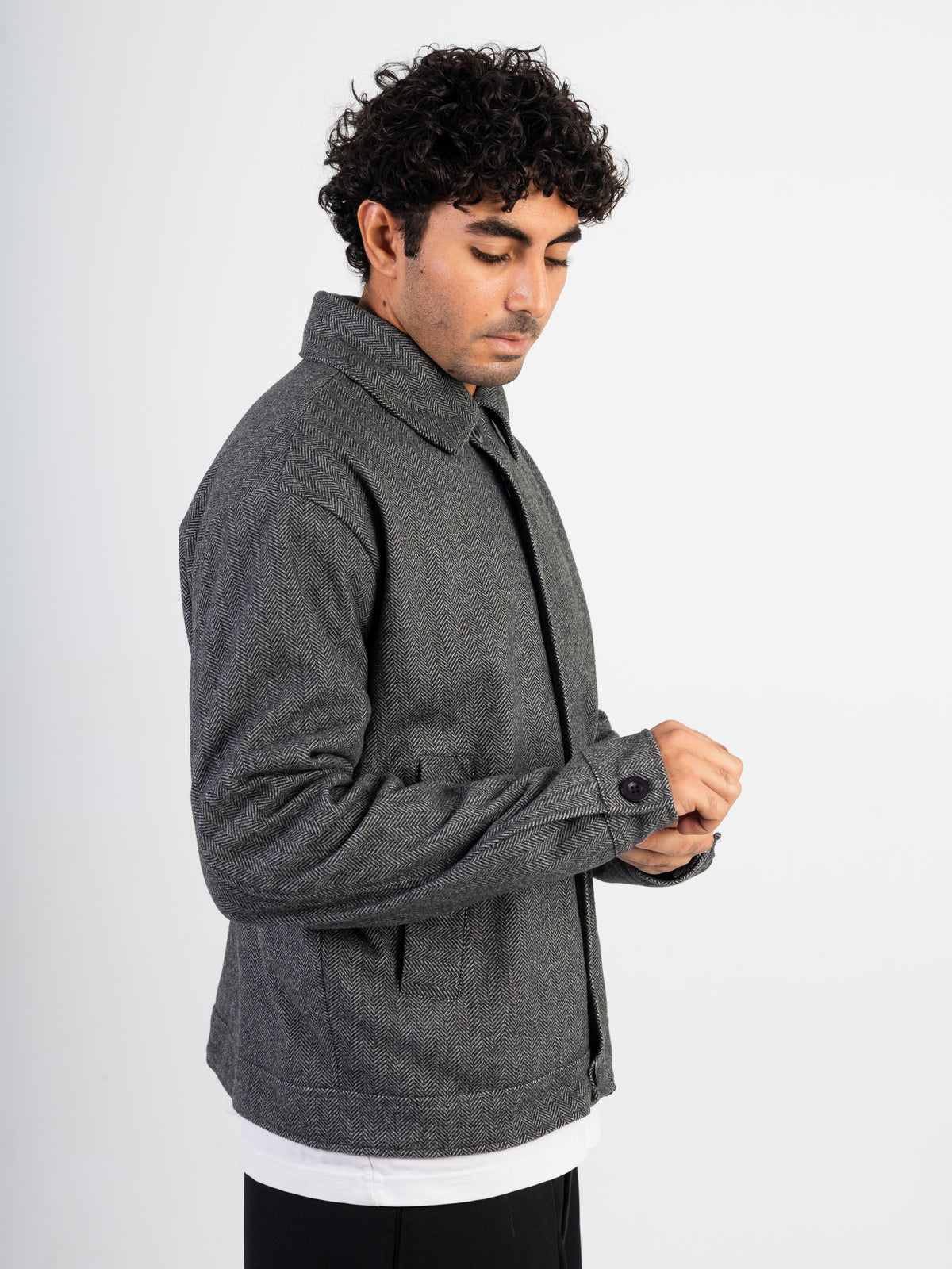 Wool Cropped Jacket