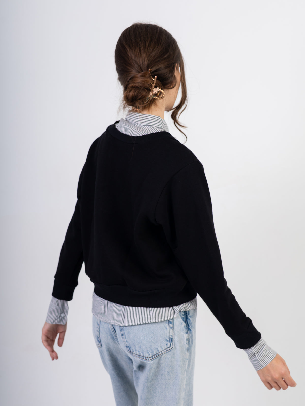 Women’s Built-In Shirt Sweater