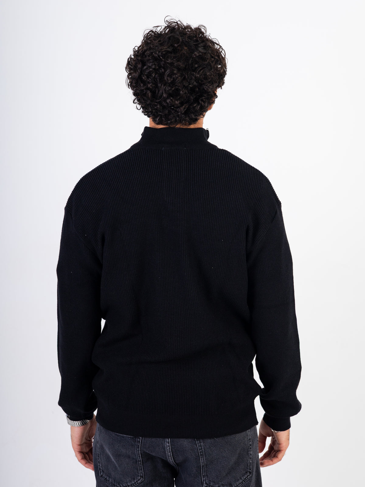 Men’s Knitted Zipper Pullover